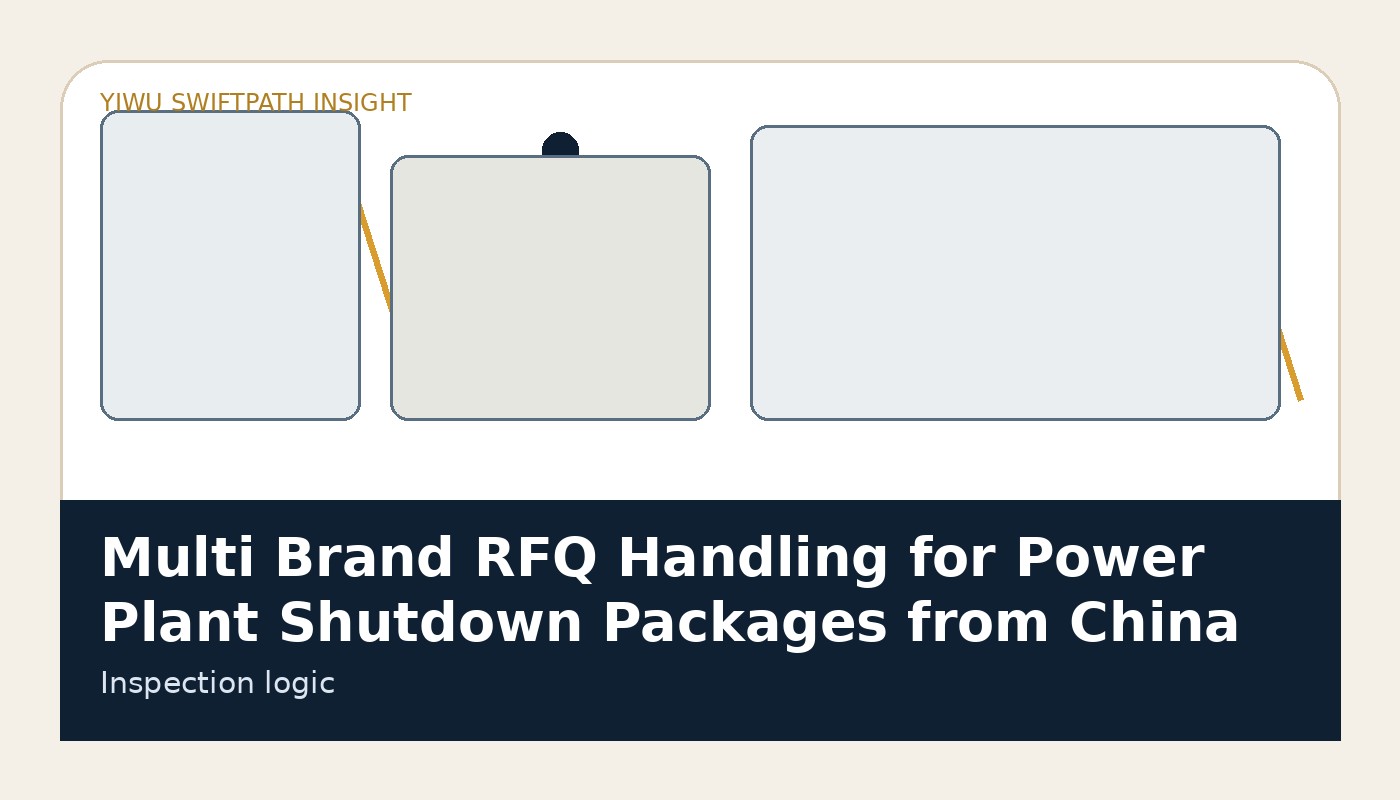 Multi Brand RFQ Handling for Power Plant Shutdown Packages from China image 2