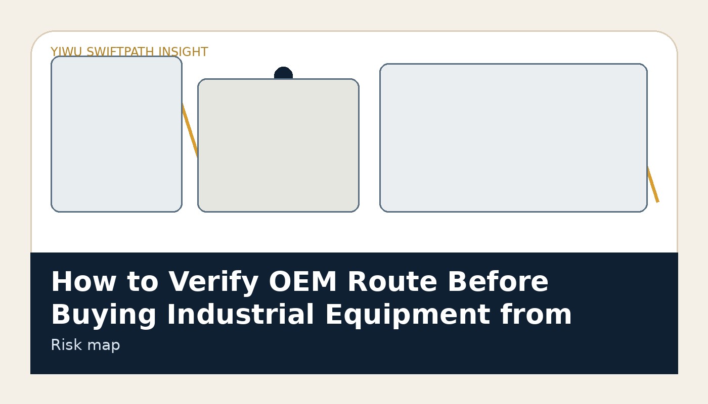 How to Verify OEM Route Before Buying Industrial Equipment from China image 1